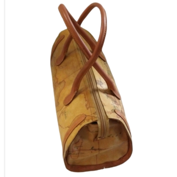 Alviero Martini Handbags - Authentic Aliviero Martini 1' Classe Geo Classic Map Handbag